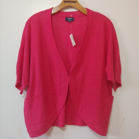 Reitmans Sweaters - Rietmans Pink Open Cardigan